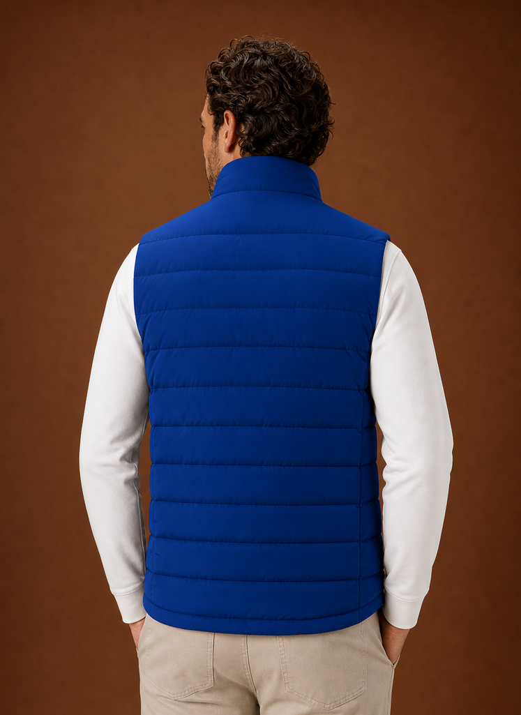 Chaleco Acolchado para Hombre - Chaqueta Sin Mangas con Cuello Alto | Areleon