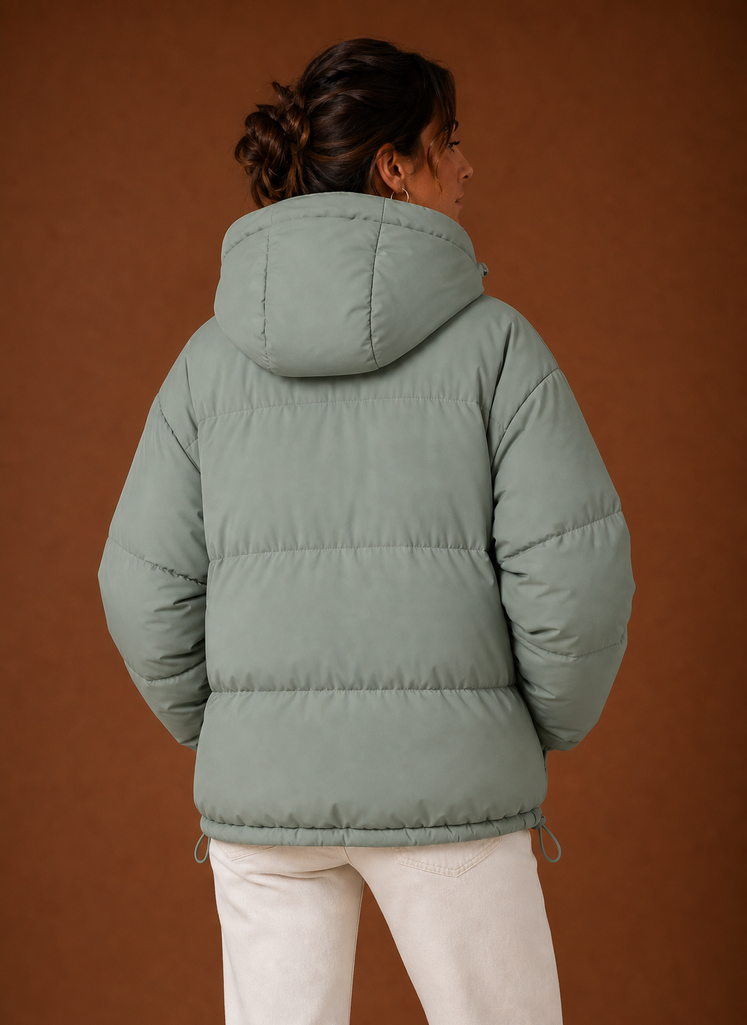Chaqueta Puffer para Mujer - Abrigo de Invierno con Capucha | Areleon