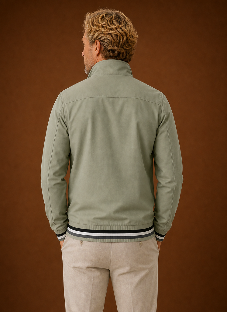 Chaqueta Bomber Ligera para Hombre - Abrigo Cortavientos con Cremallera | Areleon