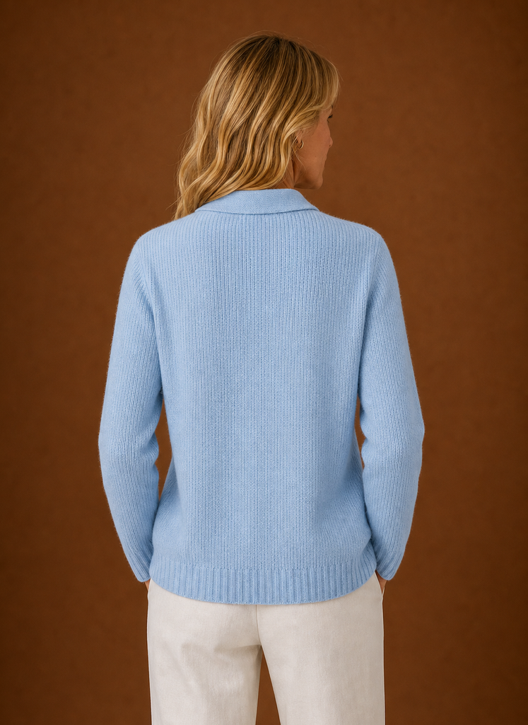 Cardigan de Punto para Mujer - Suéter con Botones en el Frente | Areleon
