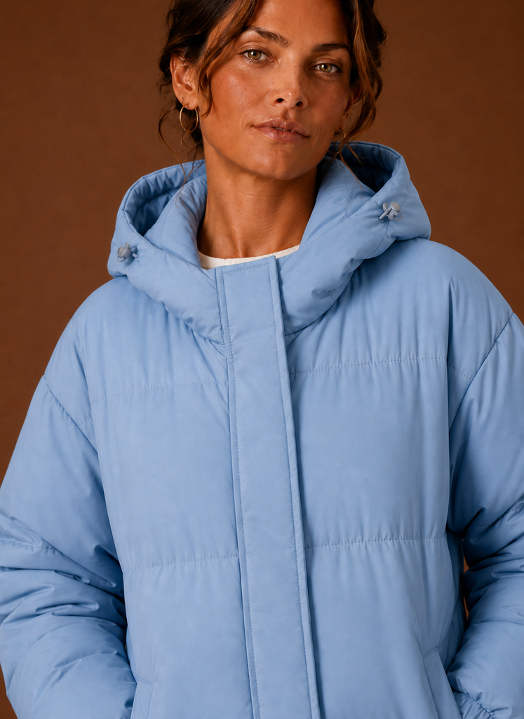 Chaqueta Puffer para Mujer - Abrigo de Invierno con Capucha | Areleon