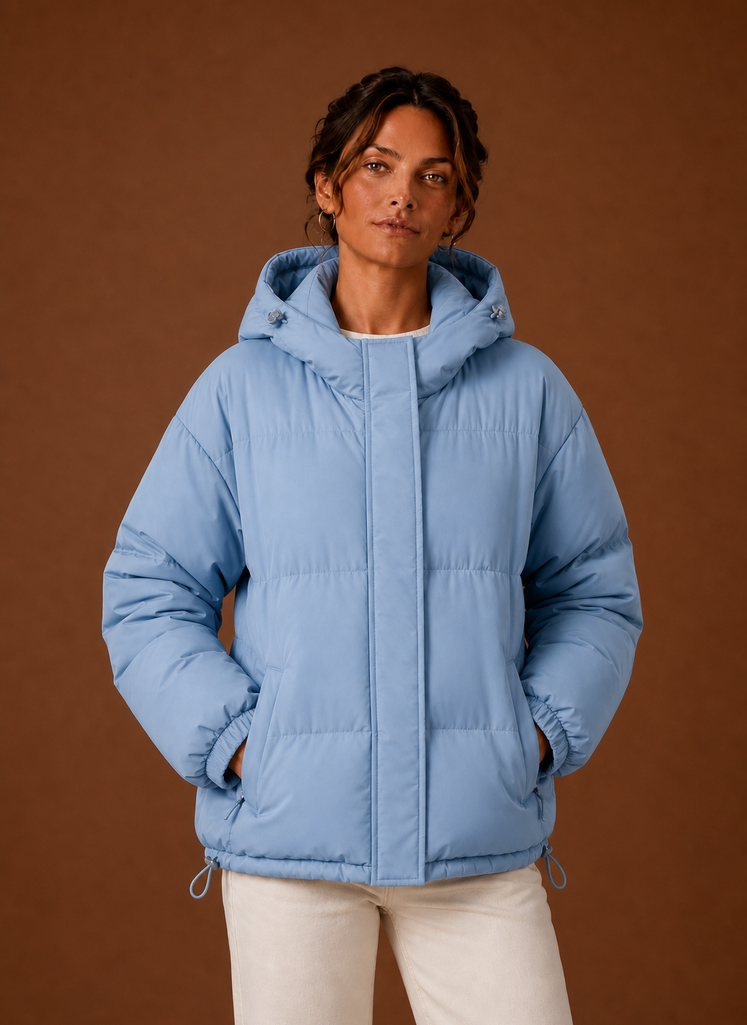 Chaqueta Puffer para Mujer - Abrigo de Invierno con Capucha | Areleon