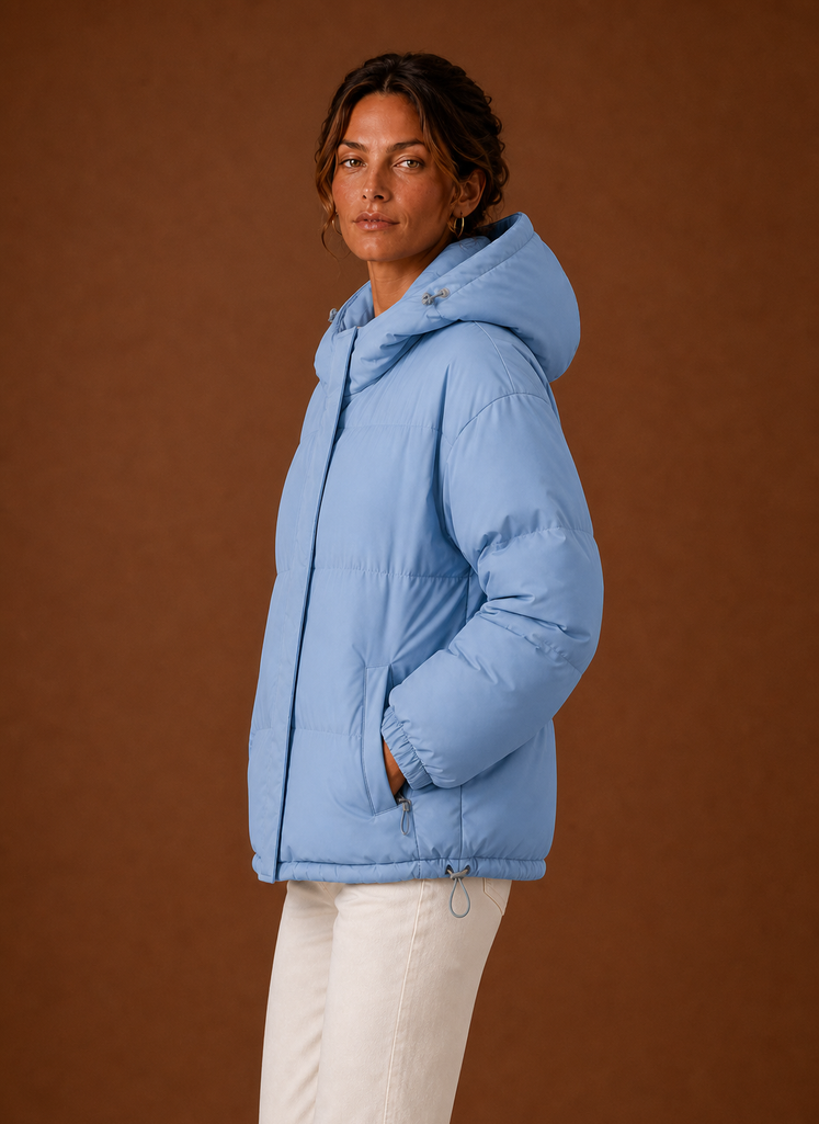 Chaqueta Puffer para Mujer - Abrigo de Invierno con Capucha | Areleon