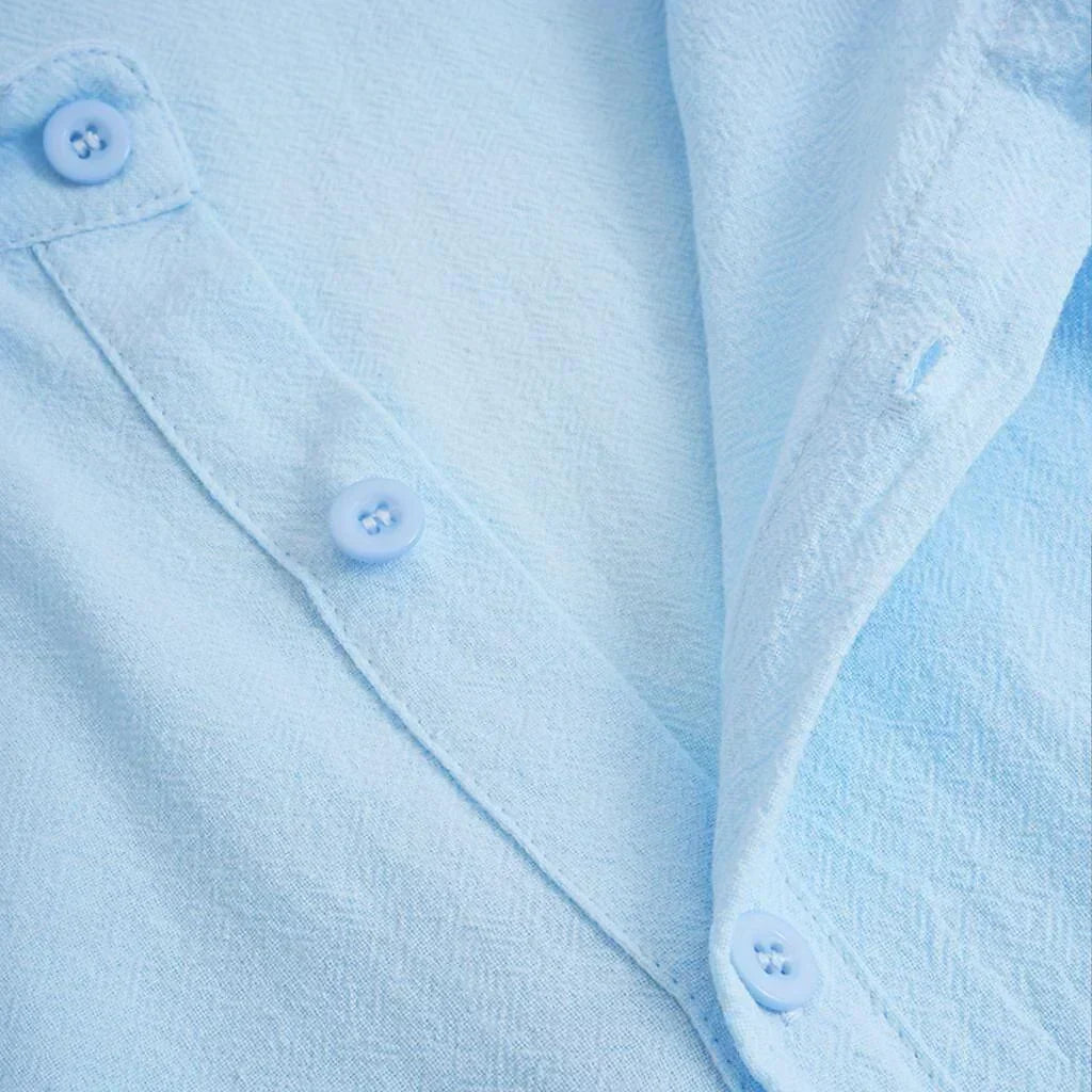 Camisa de Lino Ajuste Clásico Costero