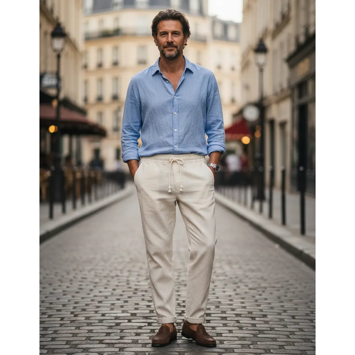 Pantalones de Lino Tellaro