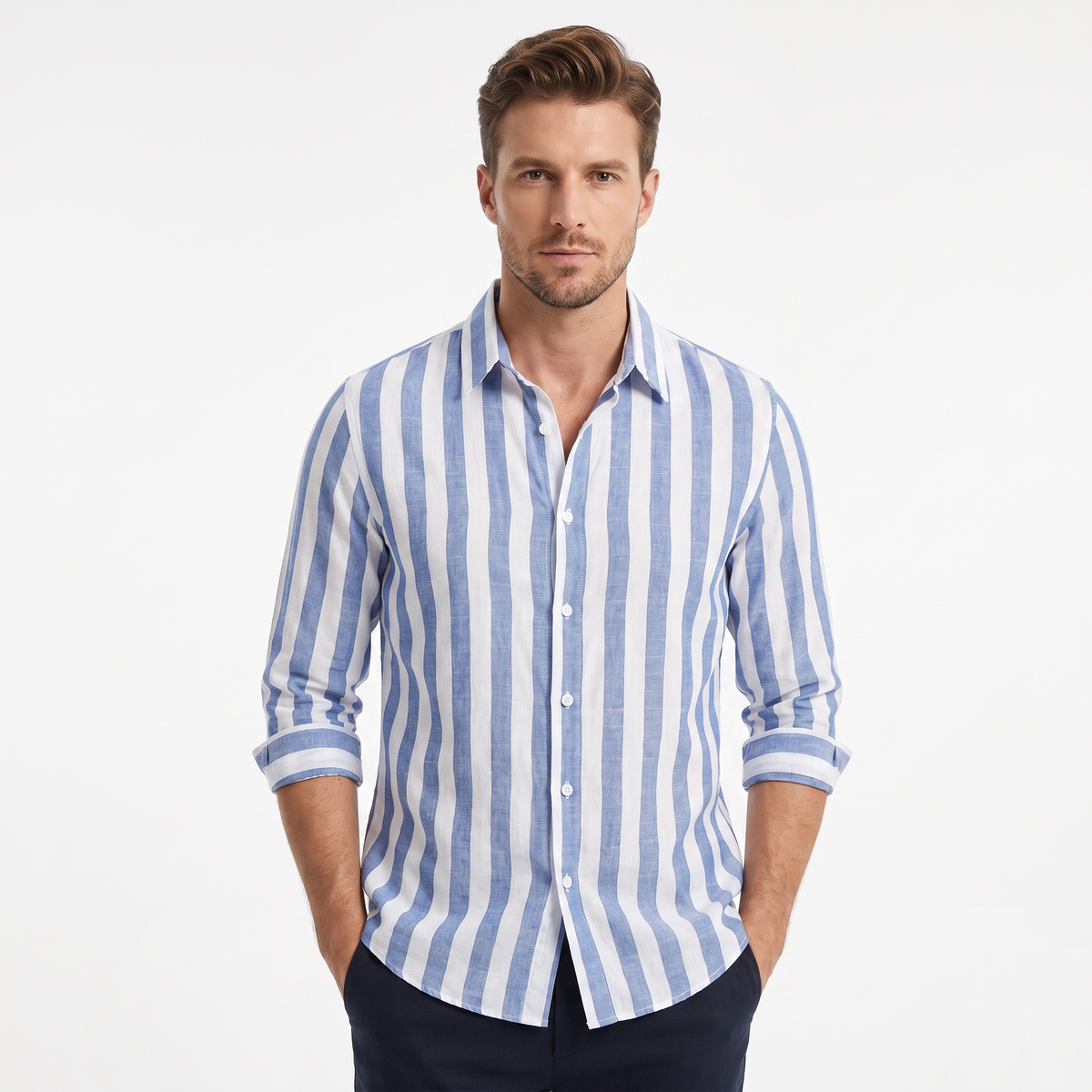Camisa a Rayas Trieste