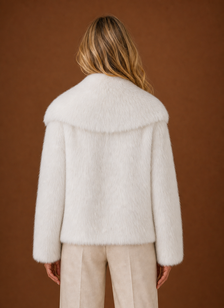 Abrigo de Piel Sintética para Mujeres - Chaqueta de Invierno | Areleon