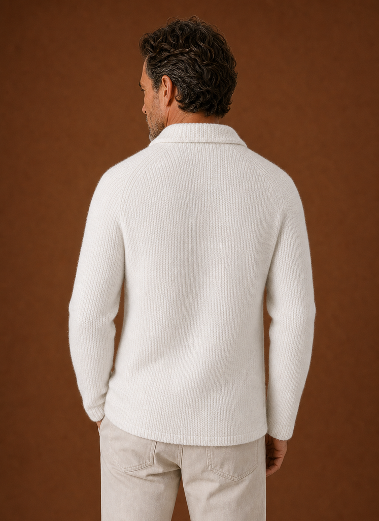 Cárdigan de Punto para Hombre - Chaqueta de Capa con Botones | Areleon