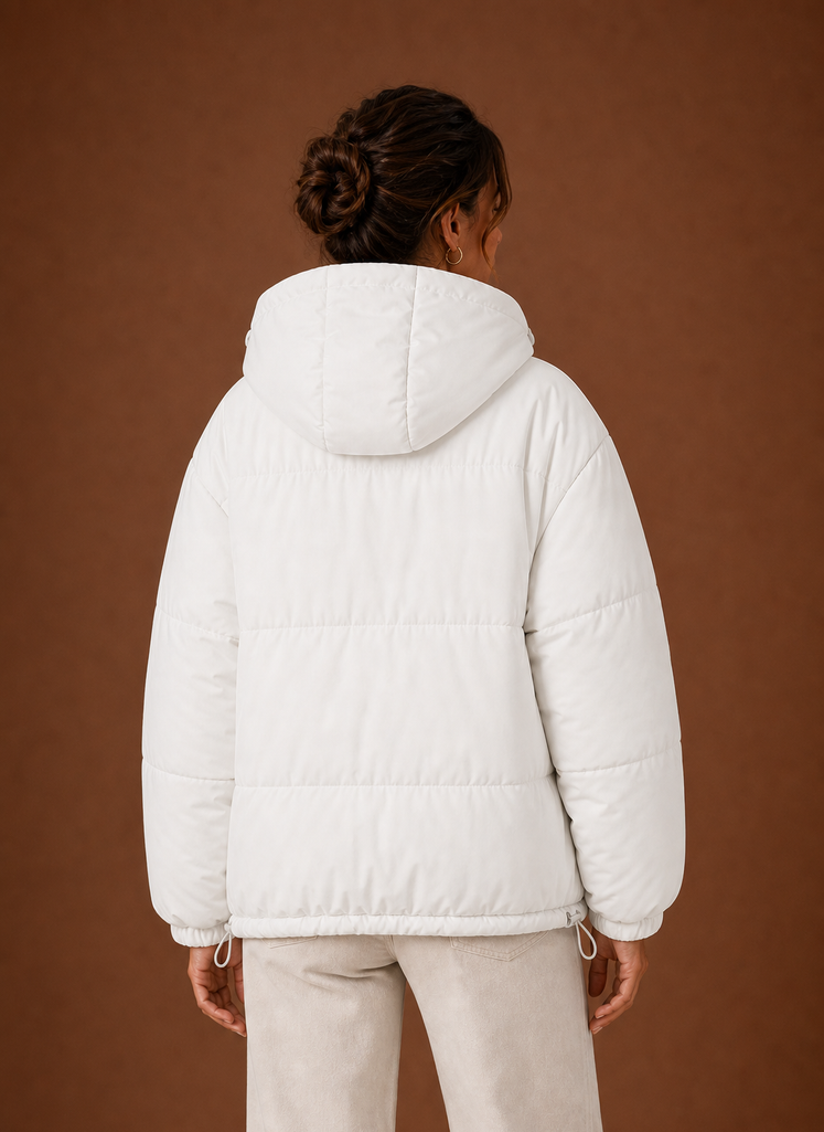 Chaqueta Puffer para Mujer - Abrigo de Invierno con Capucha | Areleon
