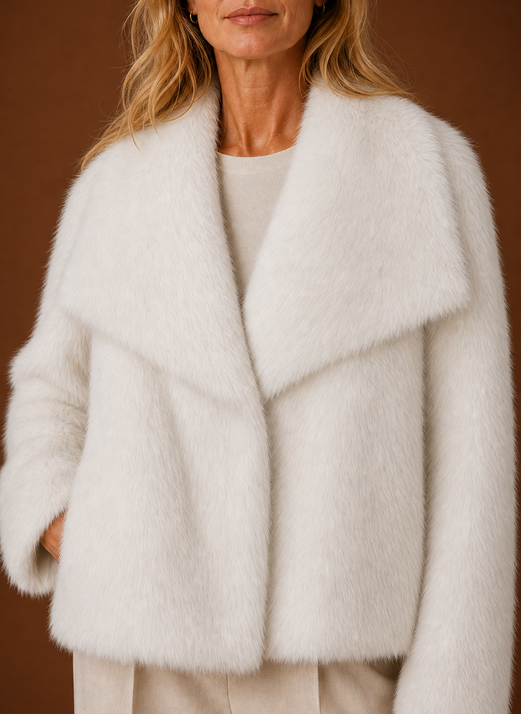Abrigo de Piel Sintética para Mujeres - Chaqueta de Invierno | Areleon