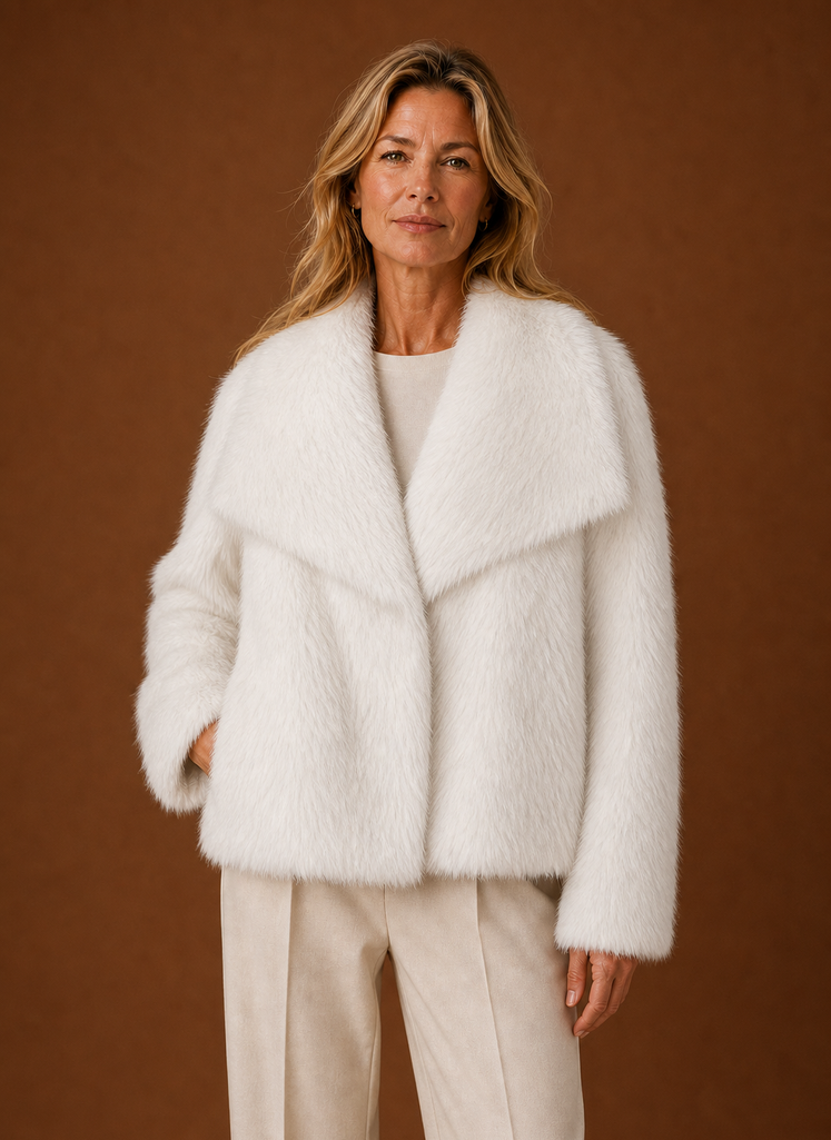 Abrigo de Piel Sintética para Mujeres - Chaqueta de Invierno | Areleon