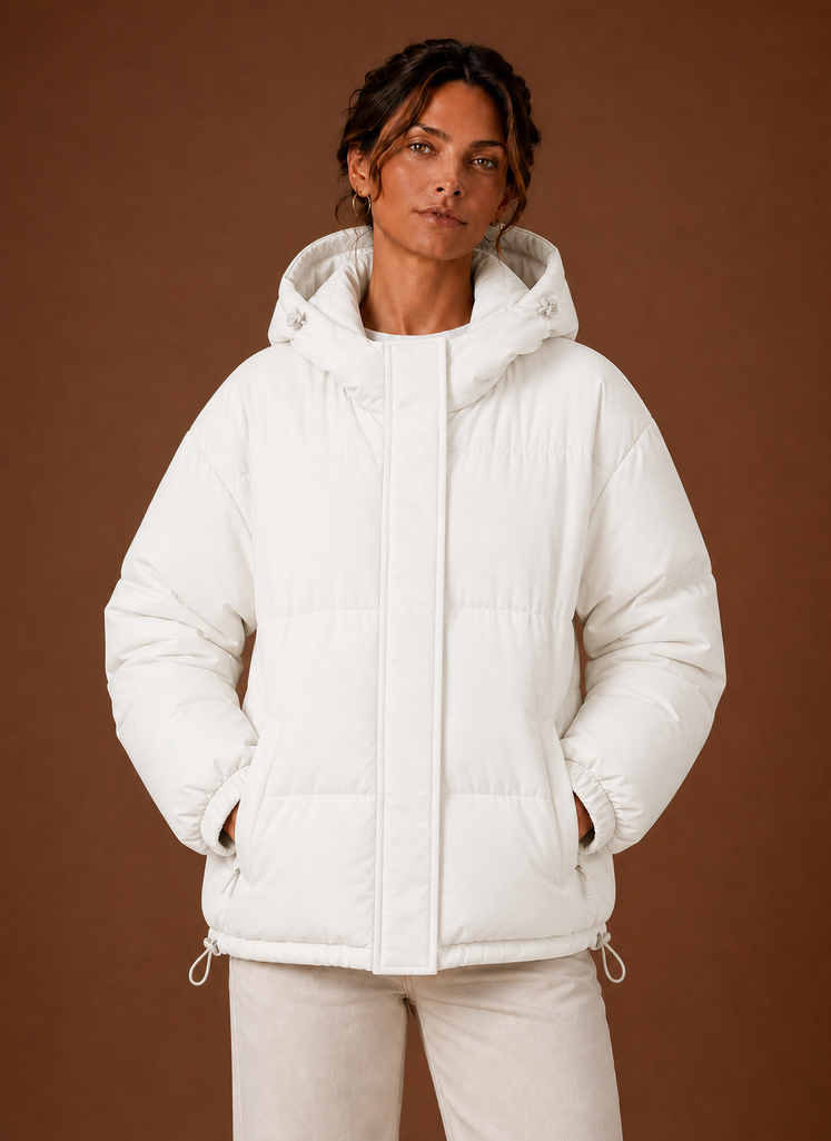 Chaqueta Puffer para Mujer - Abrigo de Invierno con Capucha | Areleon