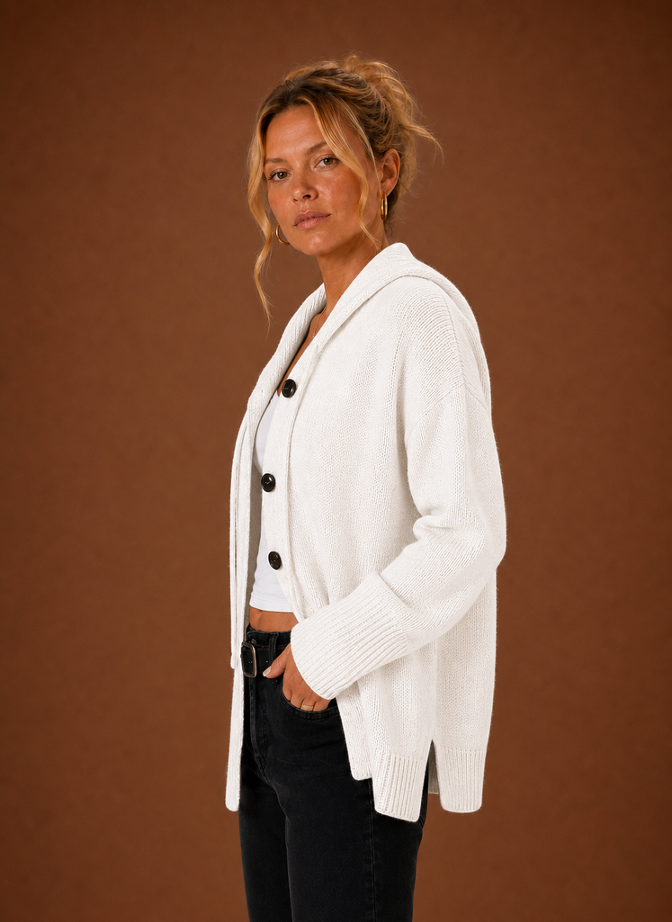 Cárdigan de Punto para Mujer - Suéter Oversized con Botones | Areleon