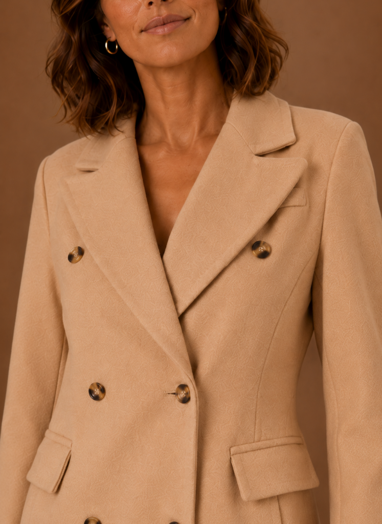 Abrigo Doble Botonadura para Mujeres – Abrigo de Invierno a Medida Largo | Areleon