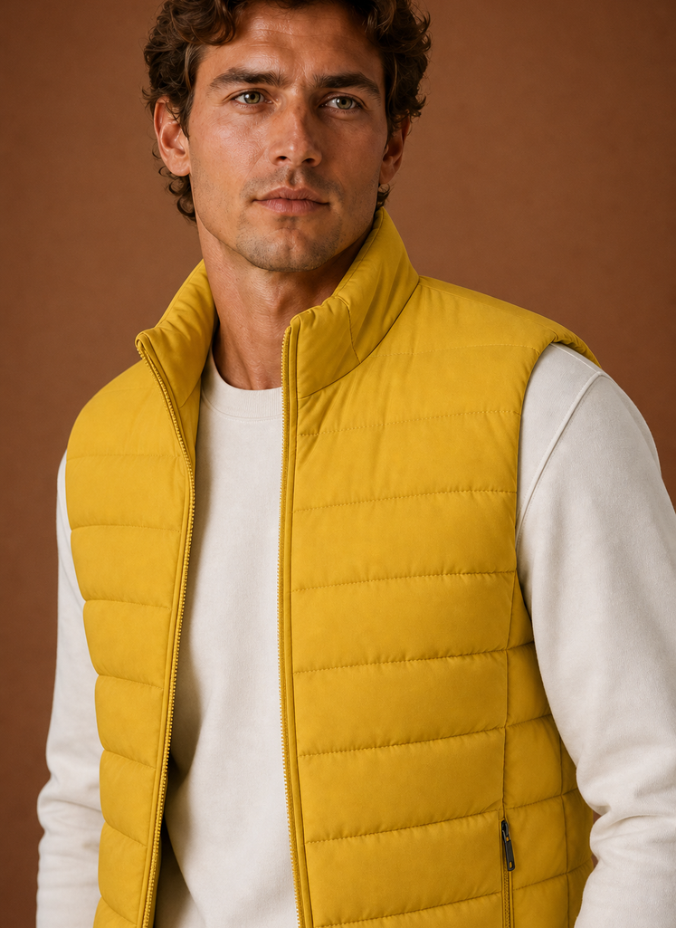 Chaleco Acolchado para Hombre - Chaleco de Invierno Liviano | Areleon