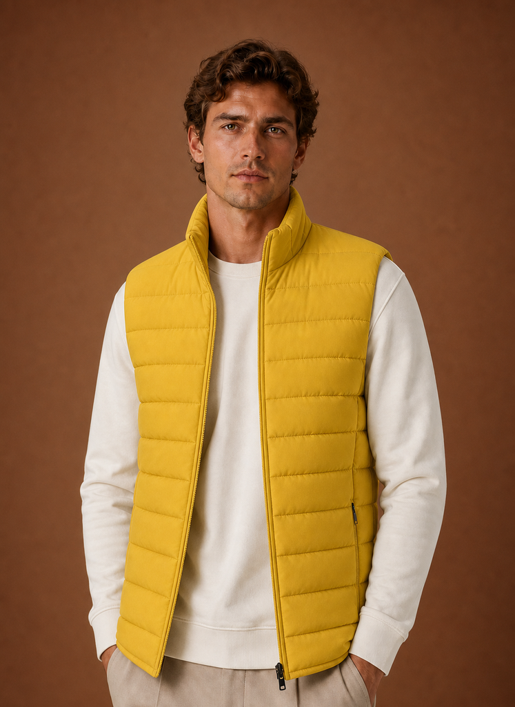 Chaleco Acolchado para Hombre - Chaleco de Invierno Liviano | Areleon