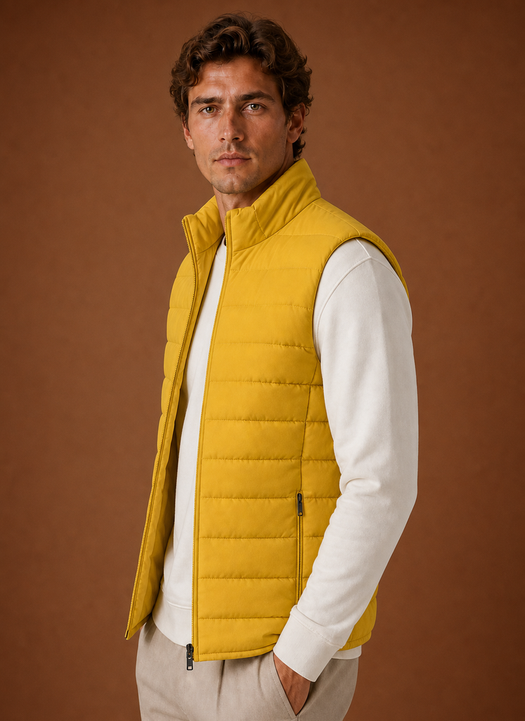 Chaleco Acolchado para Hombre - Chaleco de Invierno Liviano | Areleon